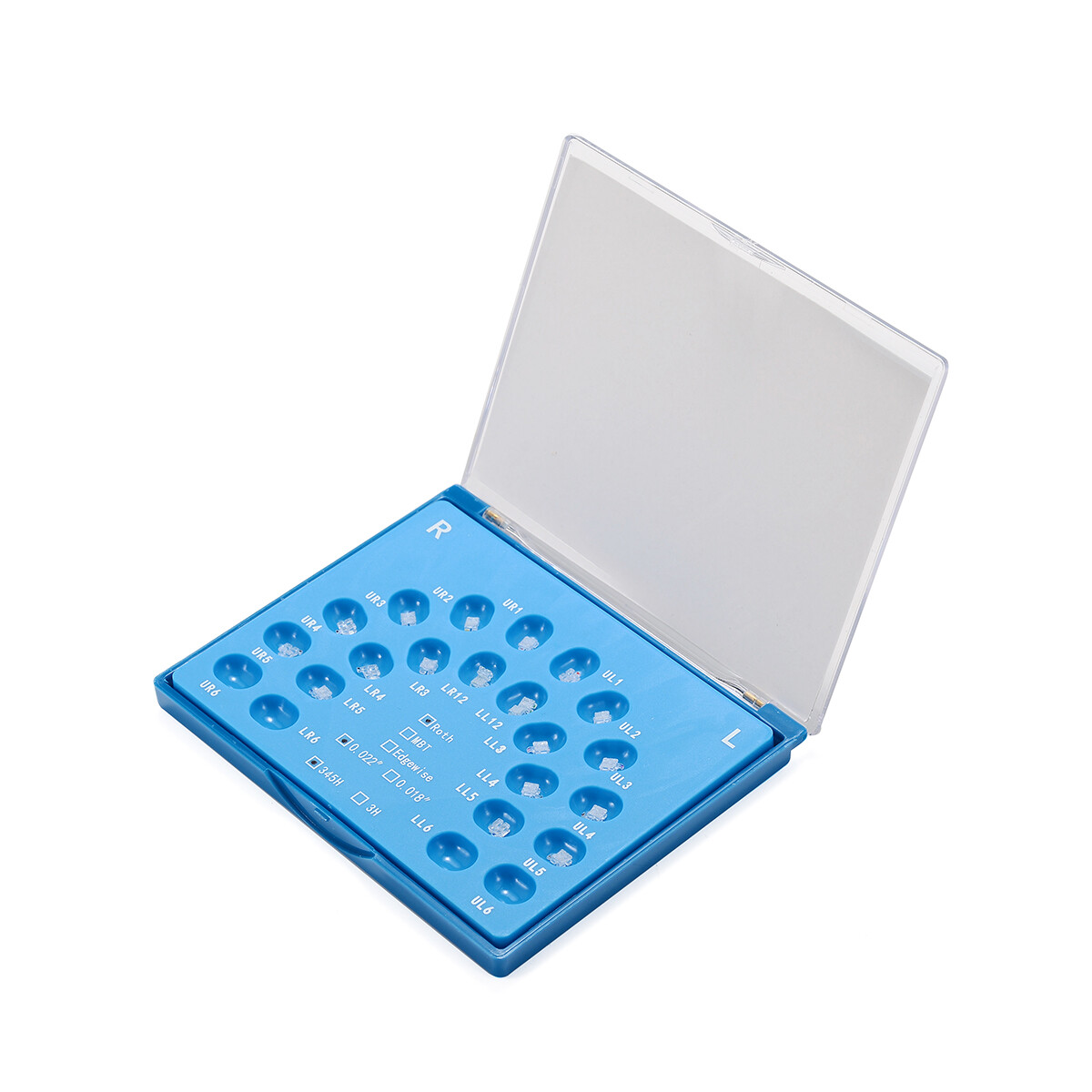 Ortho Monocrystalline Sapphire Dental Ceramic Brackets MINI Clear Brace MBT/ROTH