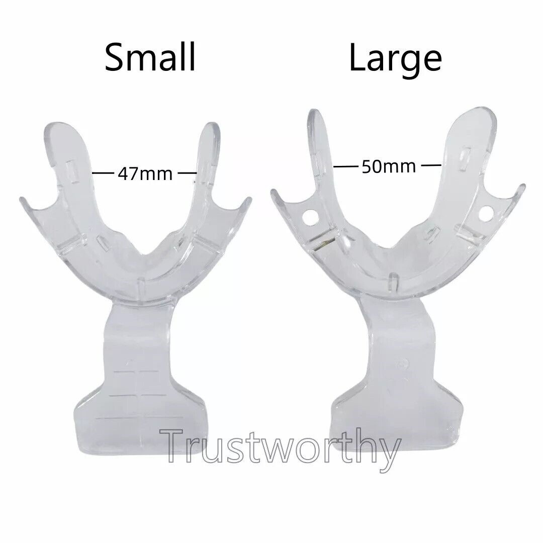 2pcs Dental Impression FCB Trays Frame Cut Back Edentulous Jaw Sterilize 135℃