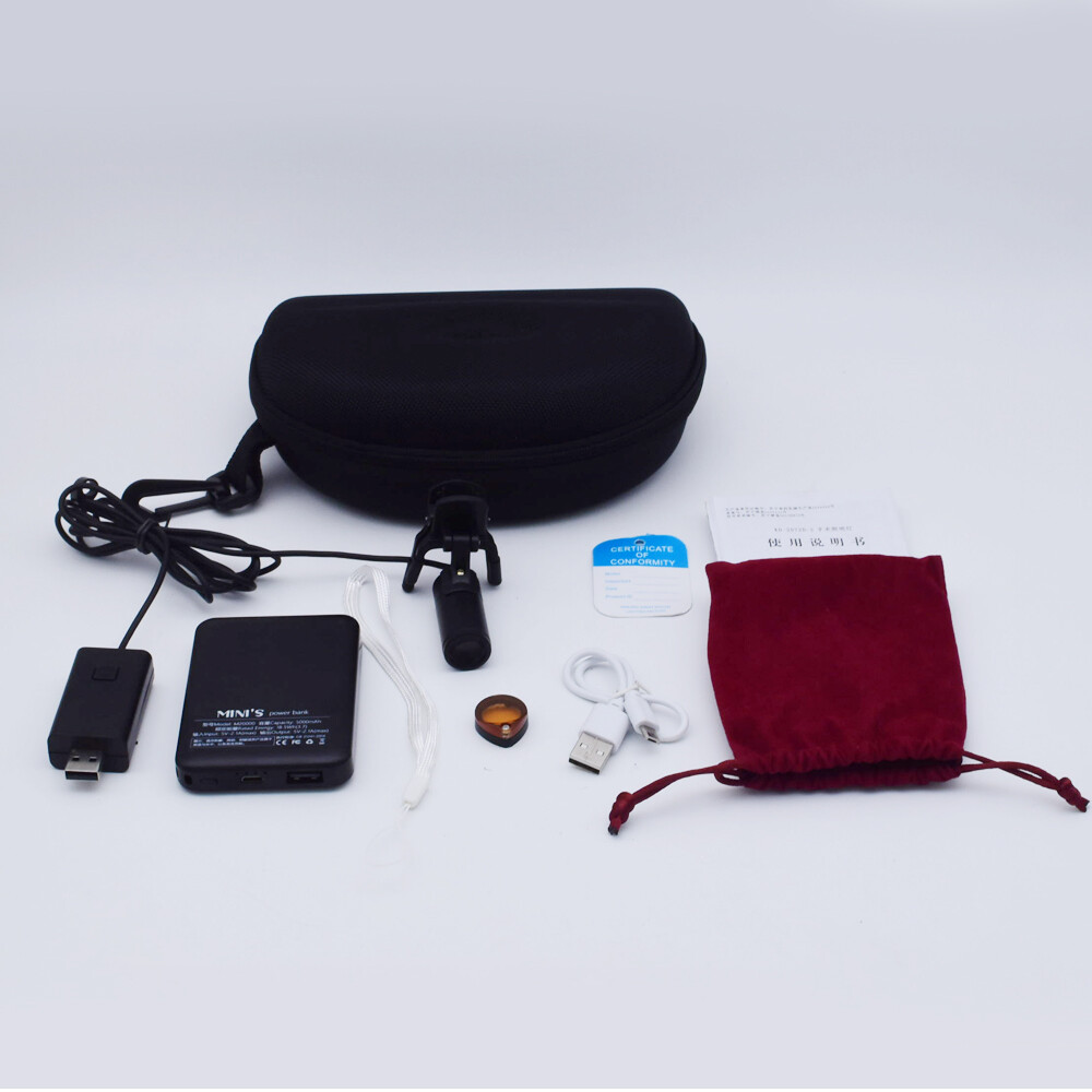 1W LED Portable Clip Type Dental ENT Exam Surgical Medical Headlight with Filter