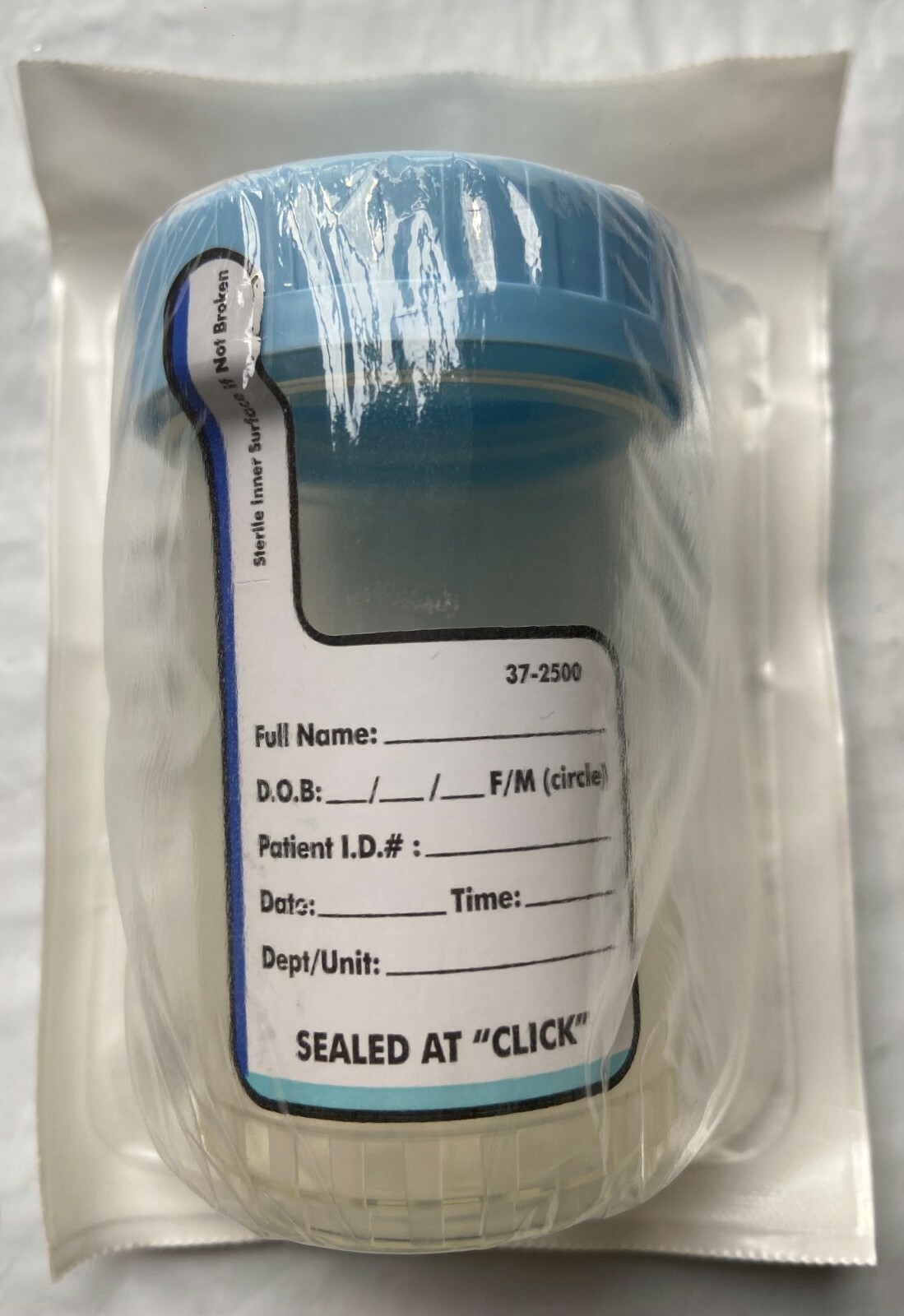 *1-Pack* Medegen Sterile ClickSeal Specimen Container 4oz 01061