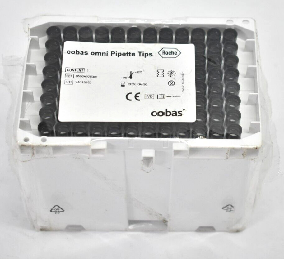 Roche Cobas Omni Pipette Tips 96 Pieces Set Genuine OEM Pack 05534925001