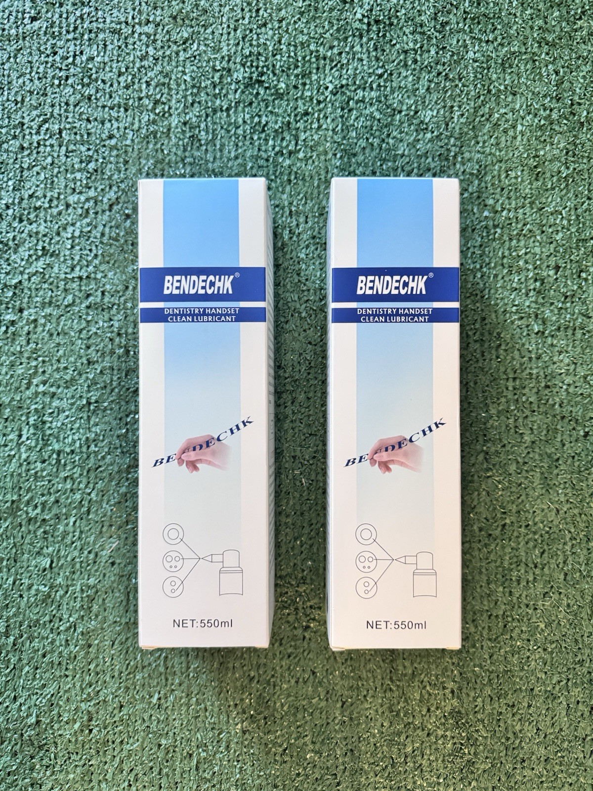 BENDECHK 2 PACK – Handpiece Lubricant Spray 550mL for KAVO MIDWEST NSK W/ Nozzle