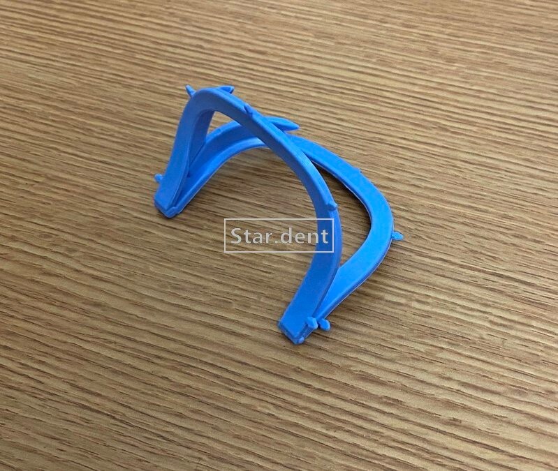 4pcs Dental Foldable Rubber Dam Frames Hager X-Ray Film Bracket Plastic Frame