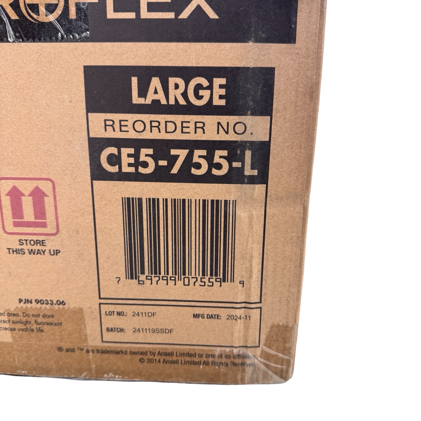 Microflex Powder Free Nitrile CE5 Ambidexrous Gloves Large CE-5-755-L 1000pcs
