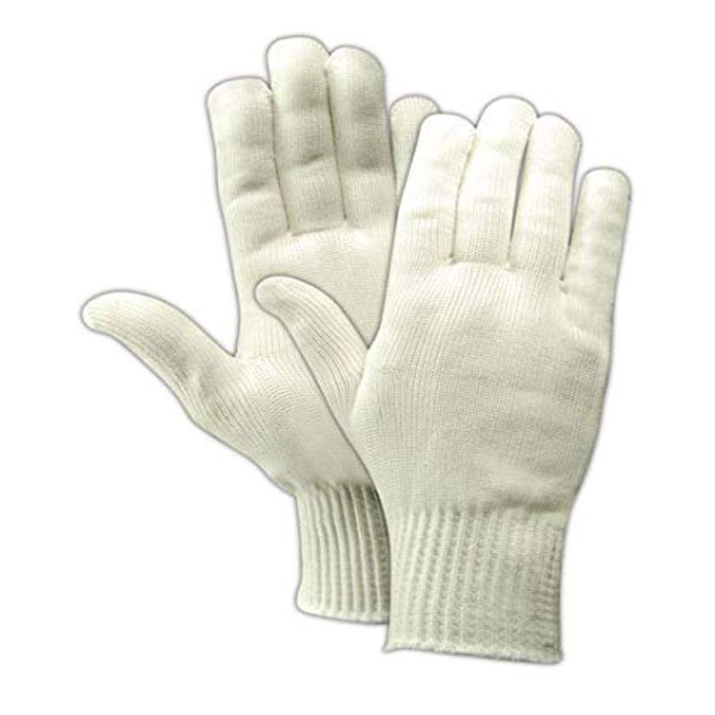 Magid Knitmaster 13Ny Nylon Glove Knit Wrist Cuff 9.5 Length Large 24 Pair