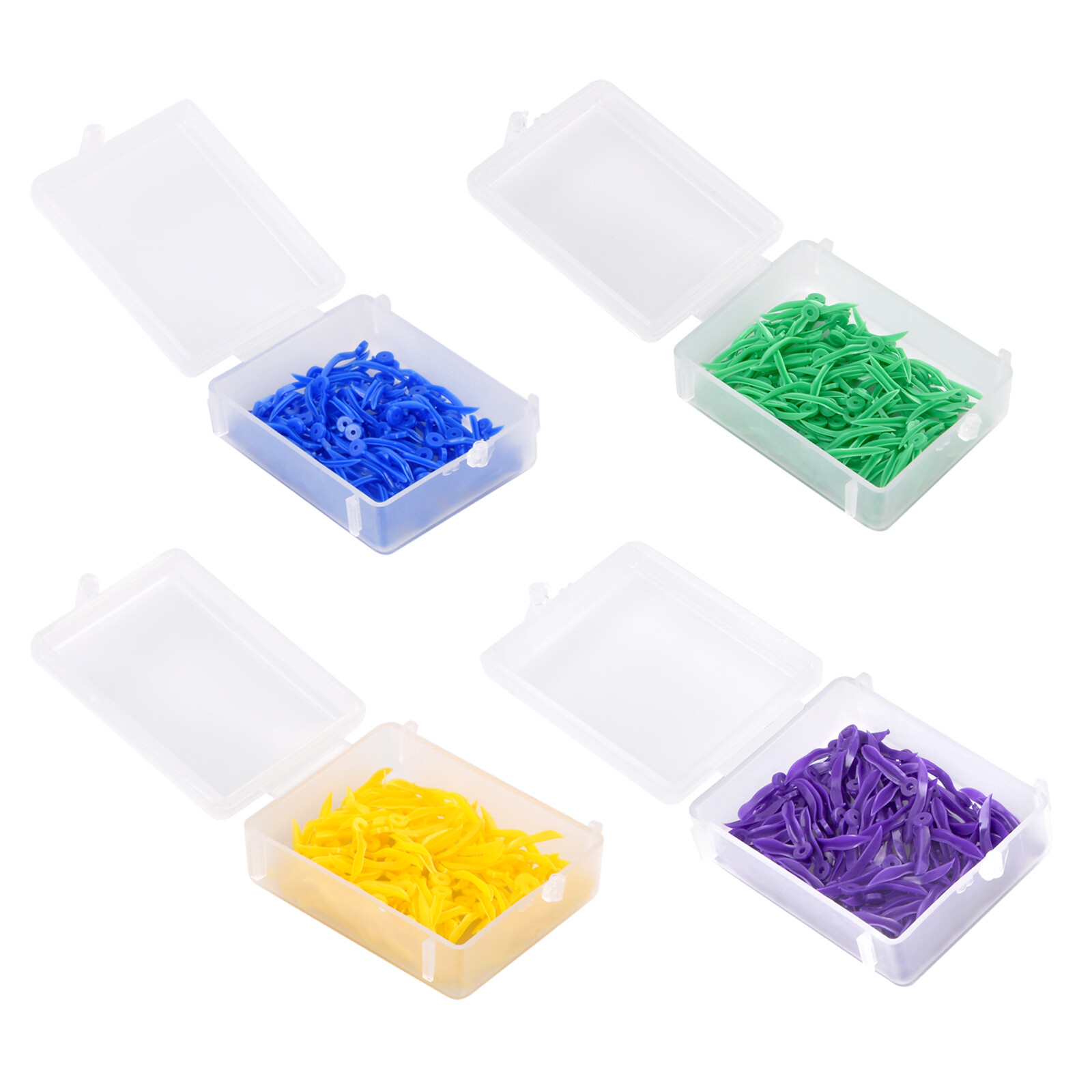 MacDent Disposable Plastic Wave Shape Dental Wedges Teeth Wedge Tooth Gap 4 Size
