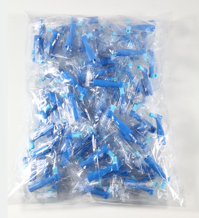 Dental Disposable Prophy Angles Blue Cup 105° Latex Free 100 pcs