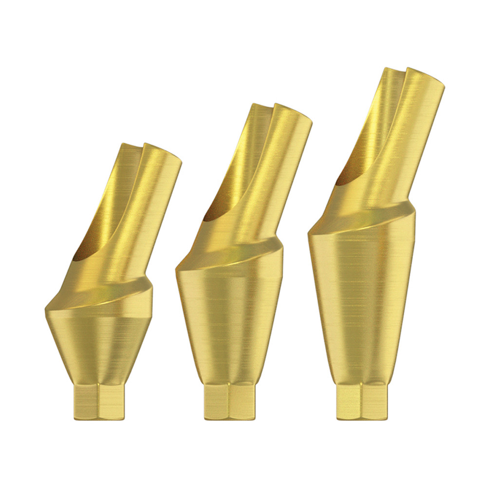 10pcs DSI Abutments Anatomic Angulated 25° Conical Connection NPØ3.5mm 1.5-4.5mm