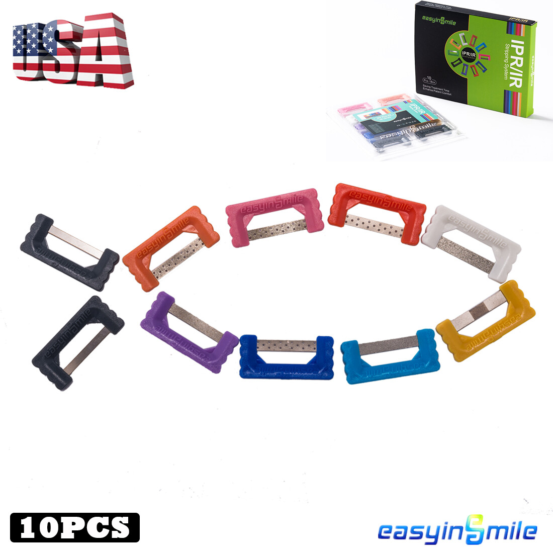 1XInterproximal strip dental restorative Orthodontic IPR Strips enamel reduction
