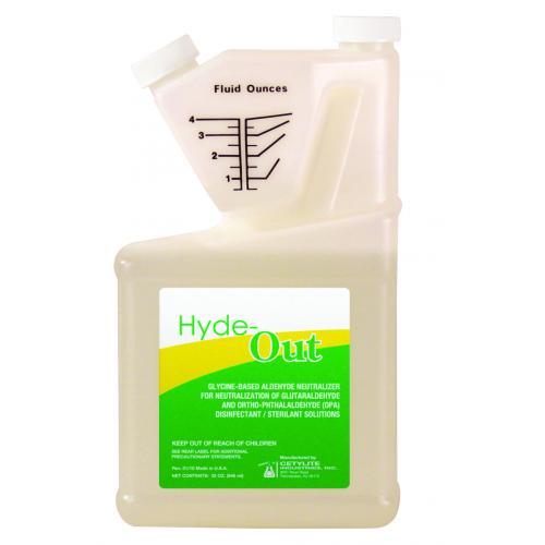 Hyde-Out Aldehyde Neutralizer 32 OZ 946 mL Bottle Cetylite Ind Inc. Ref #0128