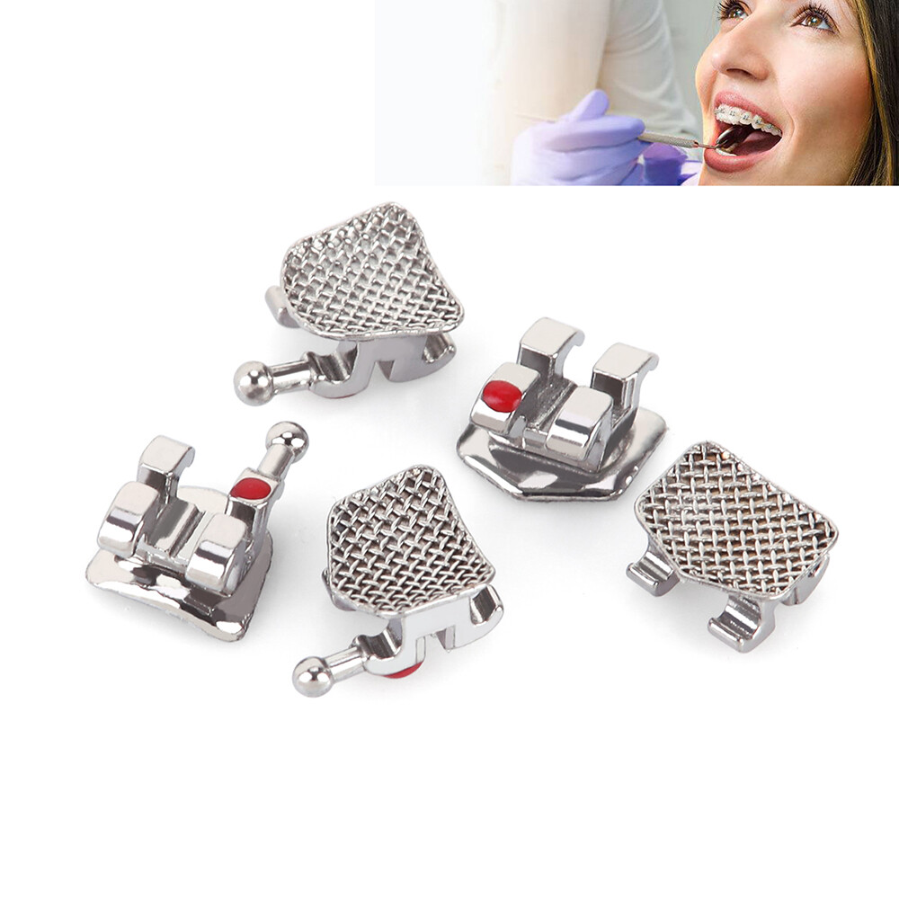 20X AZDENT Mini Brackets de ortodoncia dental Brace Roth/MBT 022/018 Ganchos 345