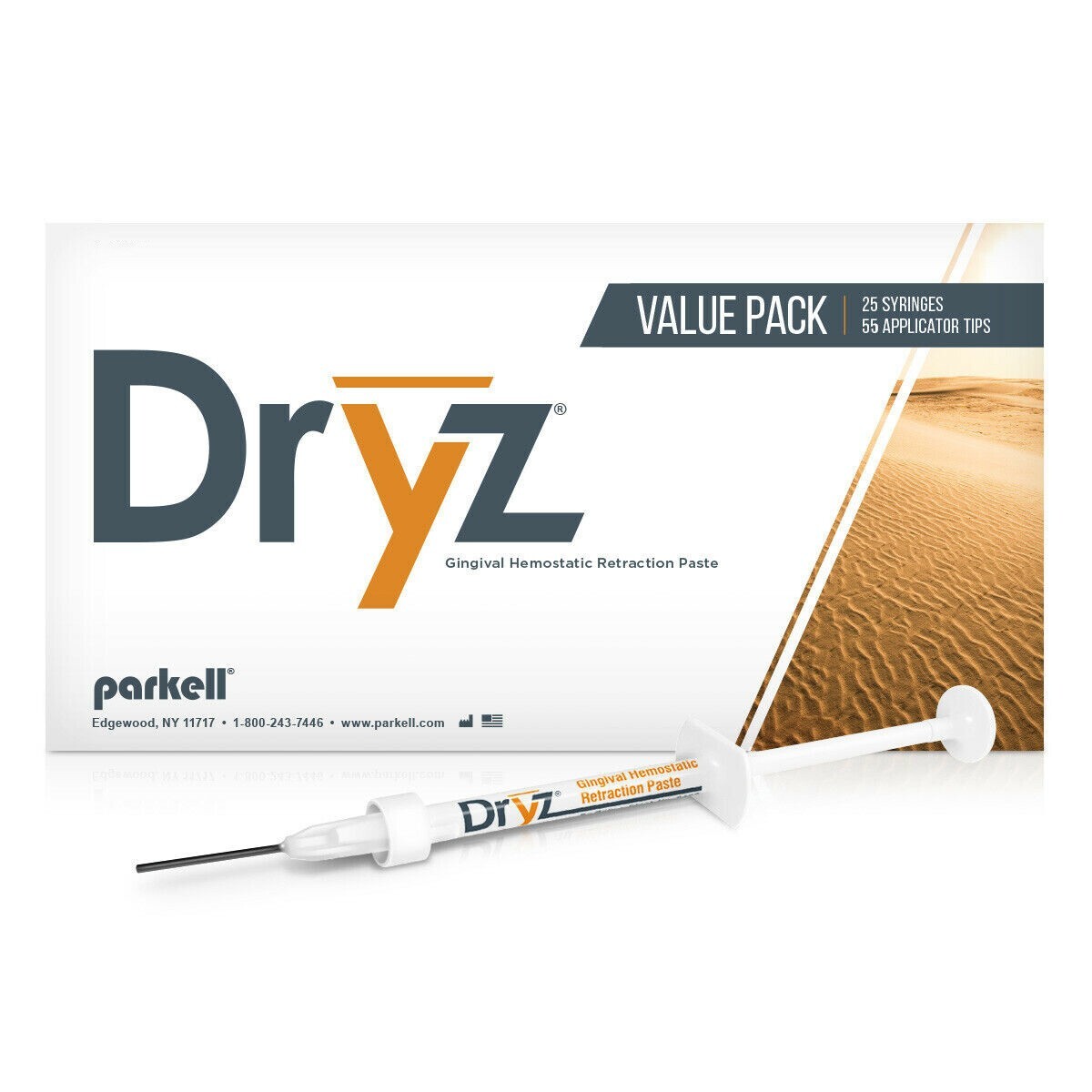 Dryz Syringe Hemostatic Retraction Paste 25x 0.85gm Syringe 55 Tips Freshh