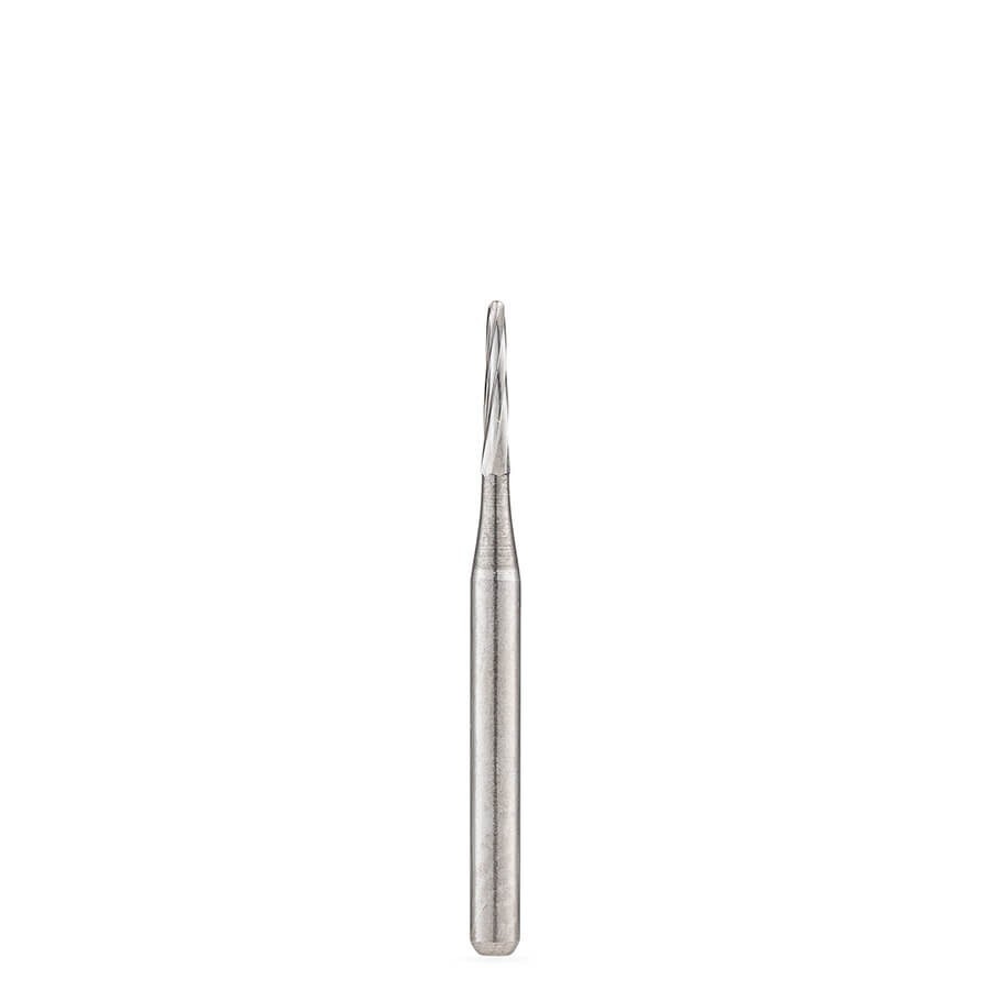 Brasseler 1169L FG Round-End Taper Fissure Carbide Burs (H23LR.31.009) (10/Pack)