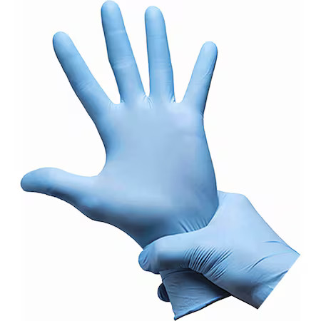 Ironclad Performance Wear M02004 Disposable Gloves, 5 Mil Palm, Xl, 100 Pk, Blue