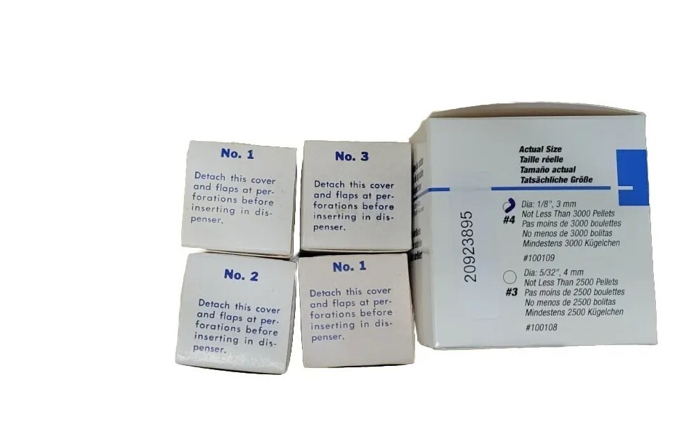 RICHMOND Cotton Absorbent Pellets for dispensers Endo Endodontics mixed lot