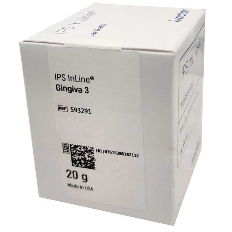 *1-Pack* Ivoclar Vivadent IPS InLine Gingiva 3 Powder 20g Refill 593291