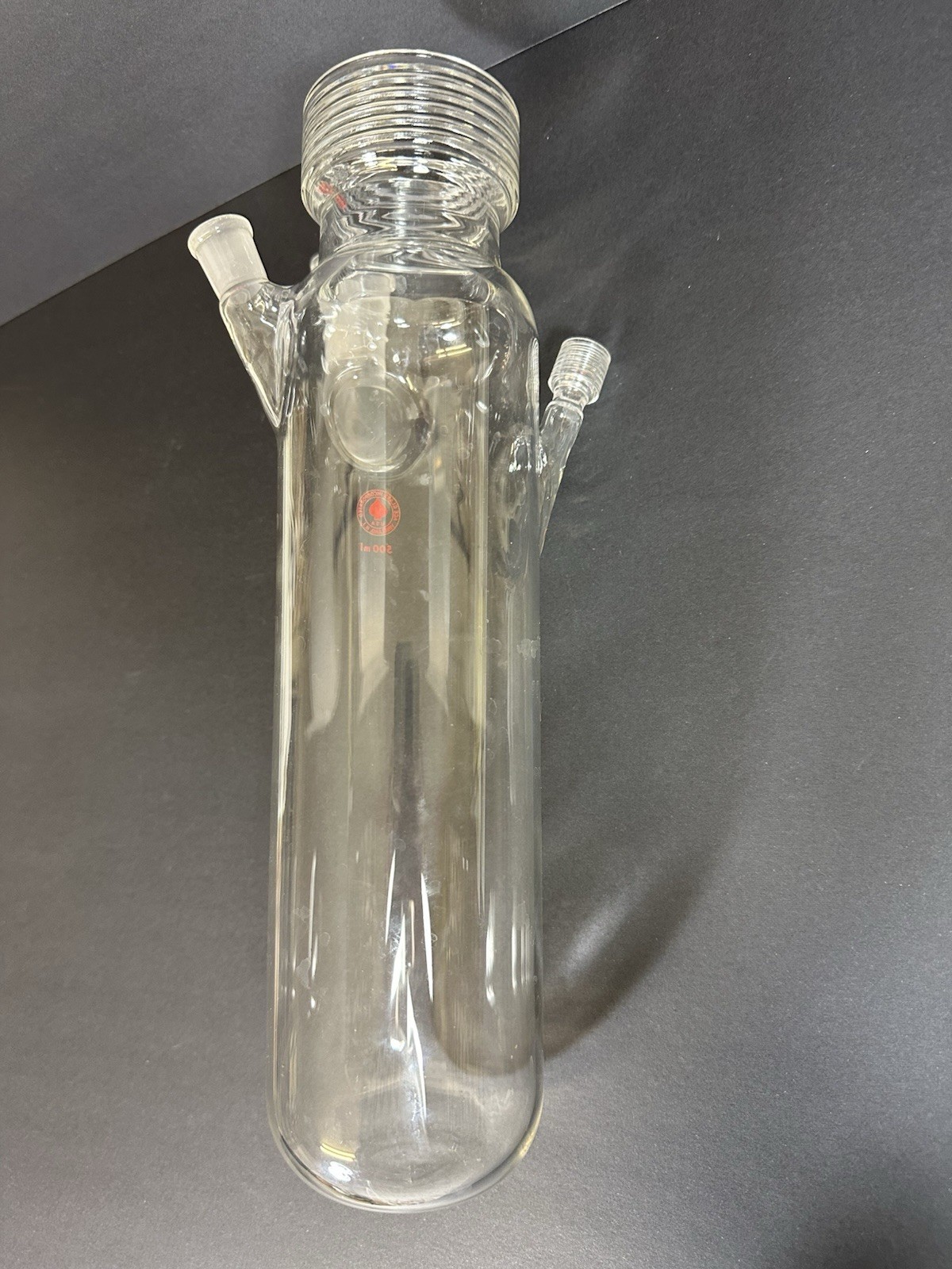 Ace Glass 500 ml Multi-Neck Cylindrical Distillation Vessel/Receiver Flask