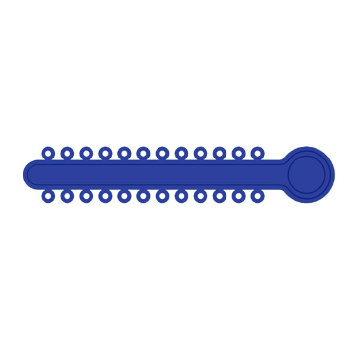 TOP STICKS Orthodontic Elastic Ligature Ties, Sparkle Blue, 1008 Ties/Pk
