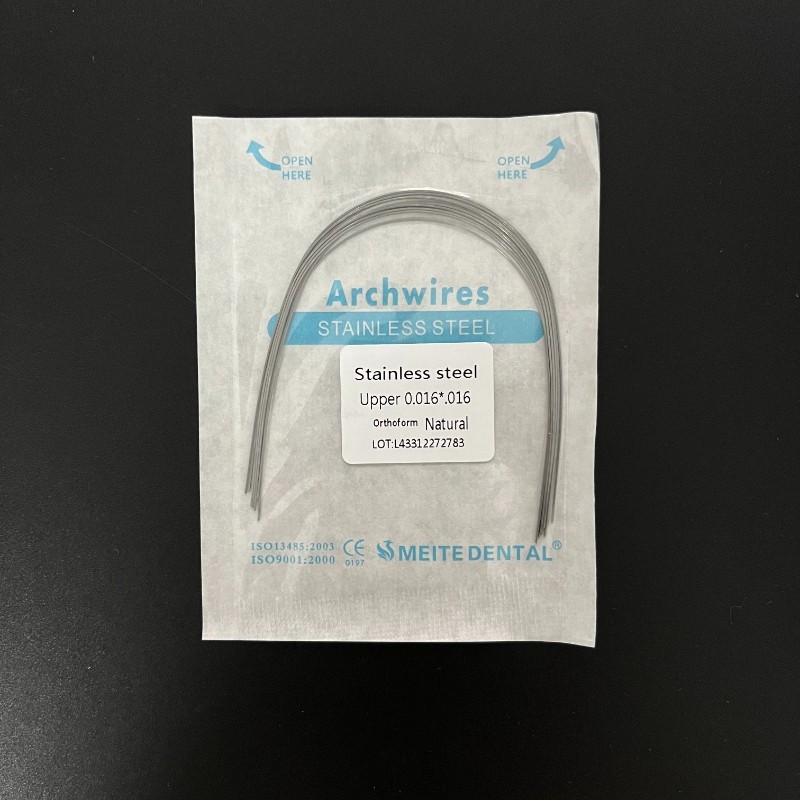 Dental Orthodontic Arch wire Stainless Steel Rectangular Natural Form