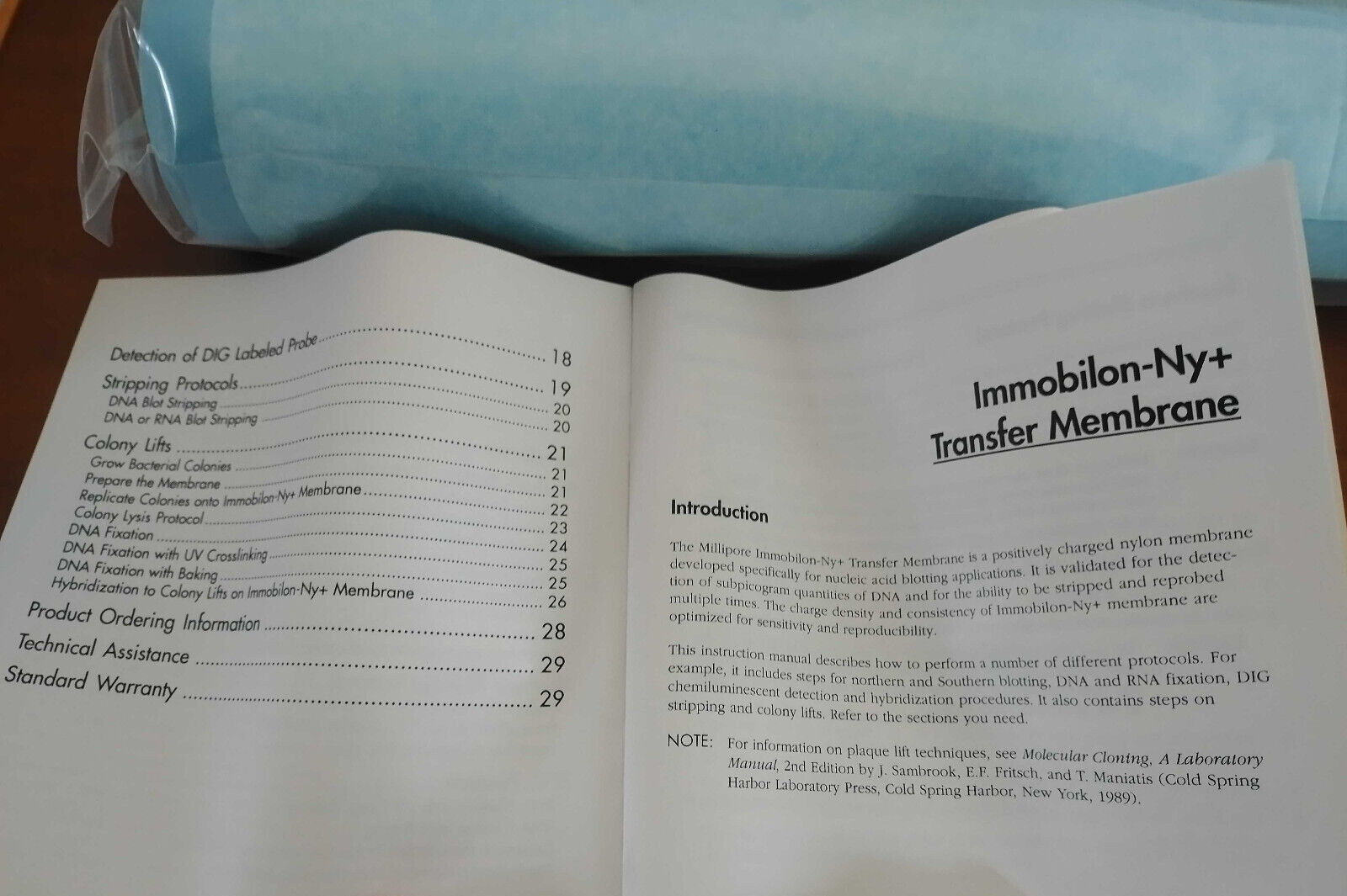 Millipore Immobilon®-Ny+ Membrane, charged Nylon, 0.45 µm, 30 cm x 3.3 m roll