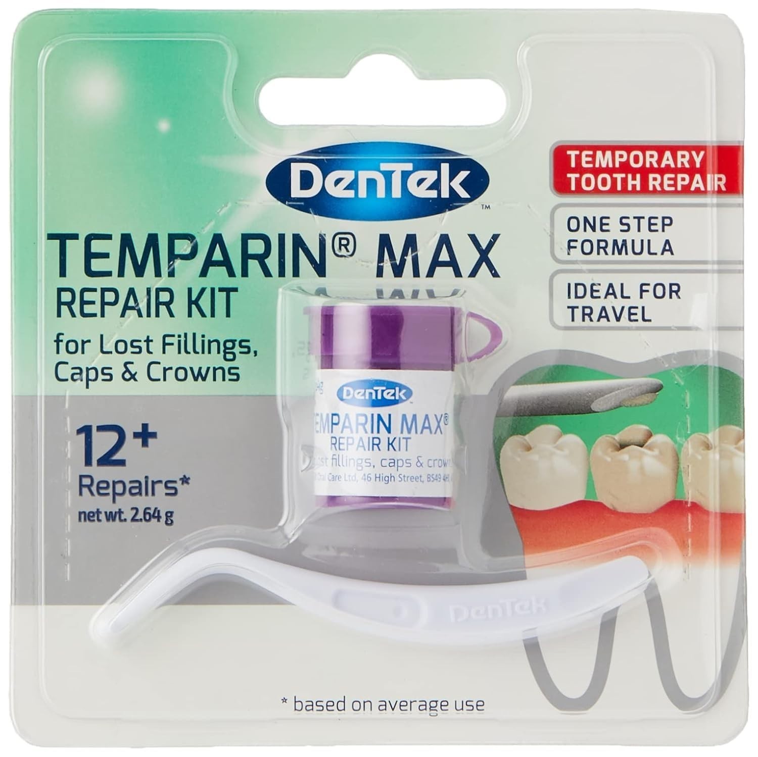 Temparin Silver Tooth Filling Material – All-in-One Dental Solution for Adults