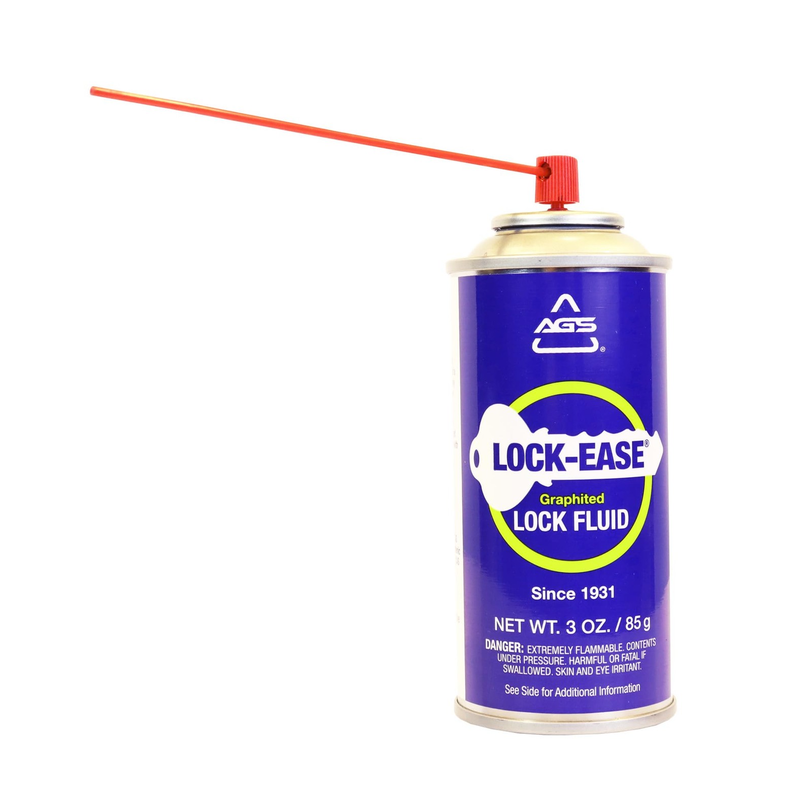 Automotive Solutions Lock-Ease Graphite Lock Lubricant – 3oz Aerosol, Prevent…