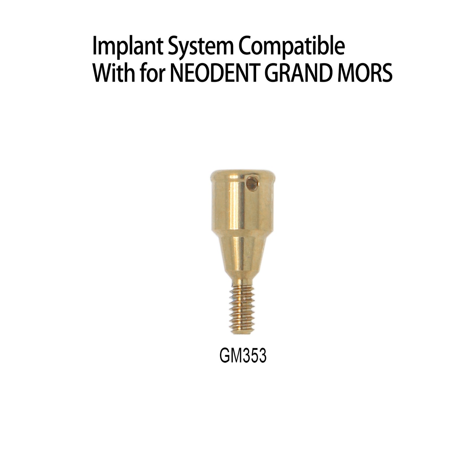 Overdenture Abutment Removable Anchor for NEODENT GRAND MORSE GM 1.0mm-6.0 GH