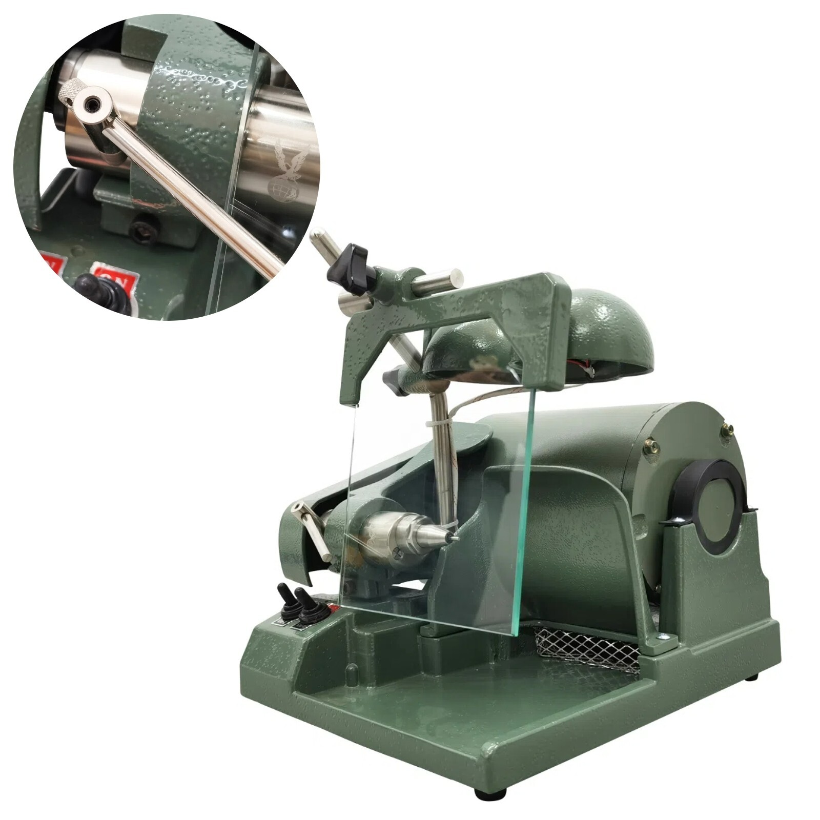 Metal Support Cutting & Polishing Machine High Speed Grinding 110V/60Hz 370W