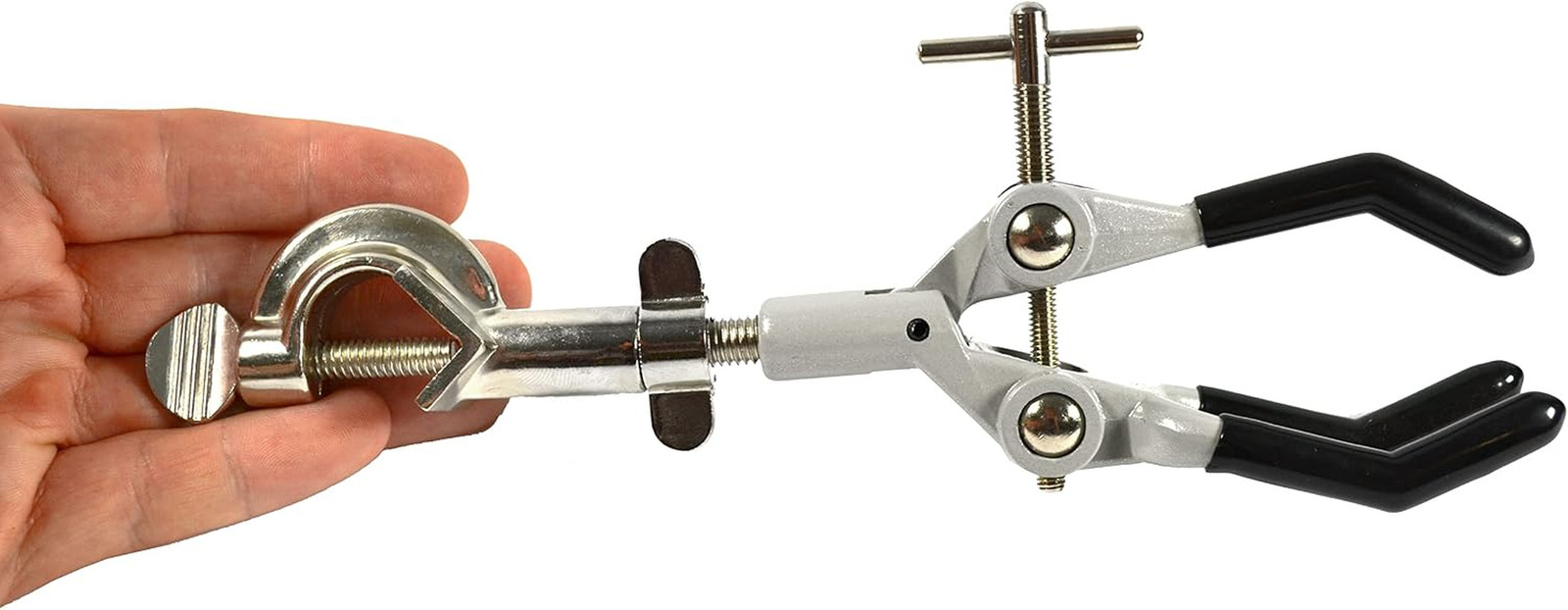 Lab Clamp for Lab Stand, Beaker Holder or Flask Clamp – Heat Resistant PVC Coate