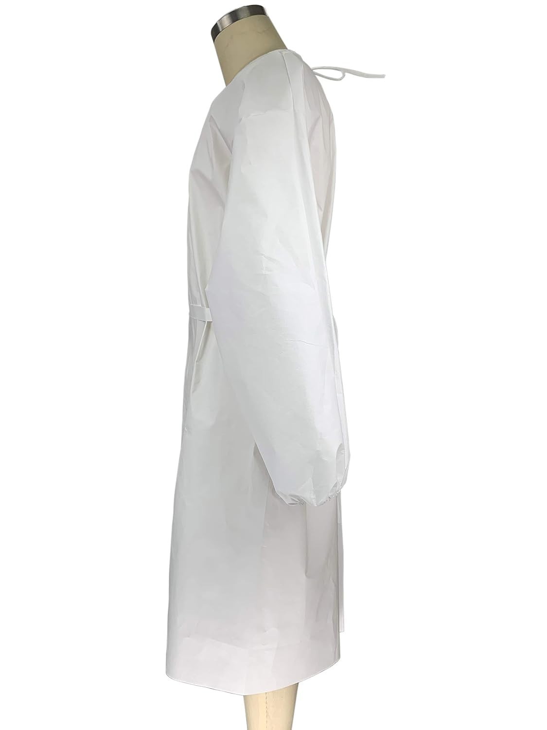 Knee-Length Disposable Isolation Gown – Unisex, Lightweight Protection for Ad…