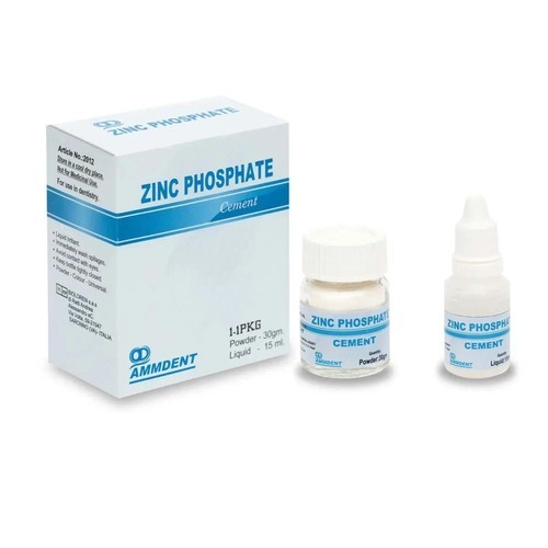 Ammdent Permanent Tooth Filling Dental Cement Kit Zinc Phosphate Cement