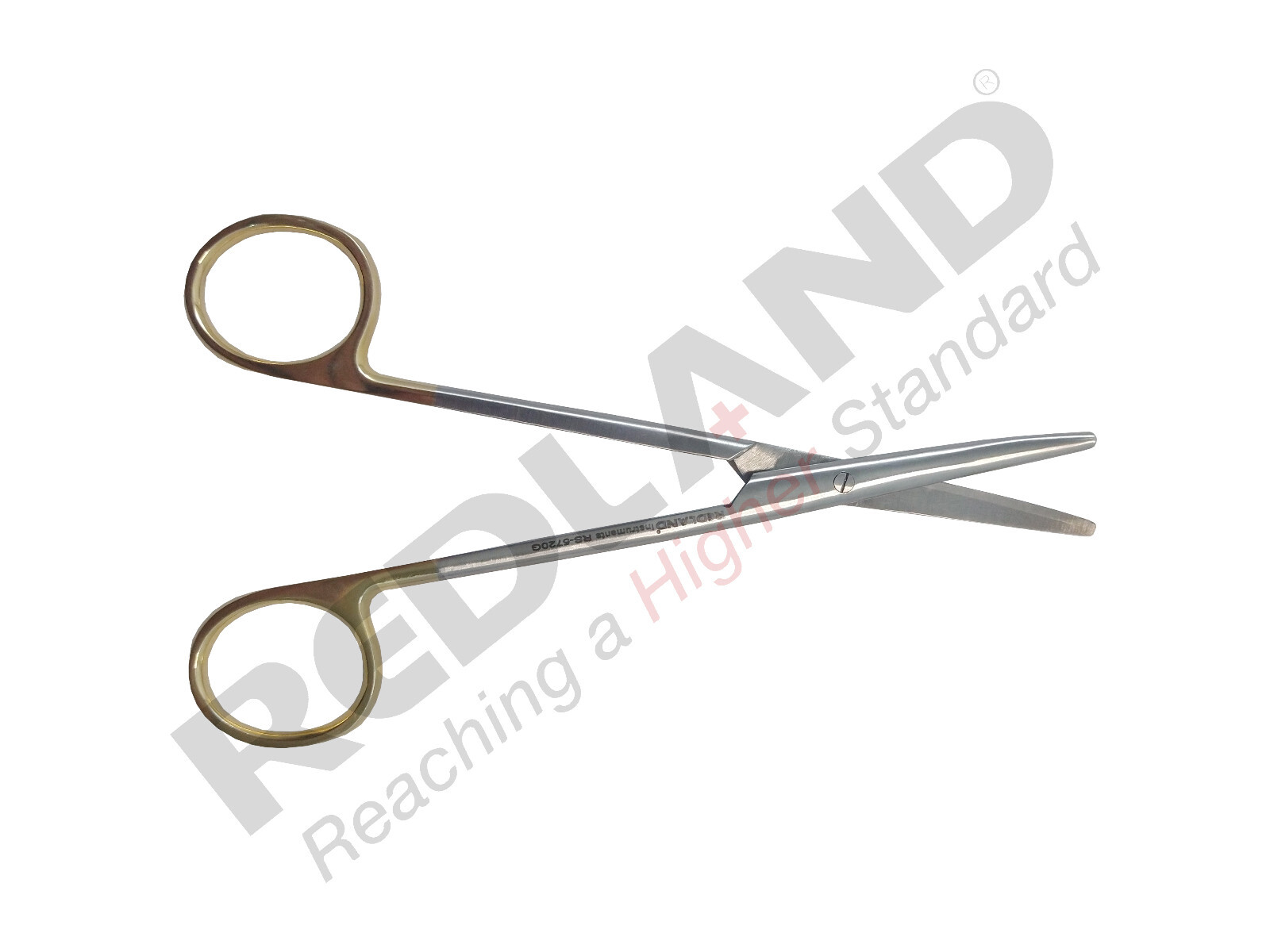 Redland Dental Metzenbaum Scissors GoldLine Stainless Steel Curved (14.5cm)- USA
