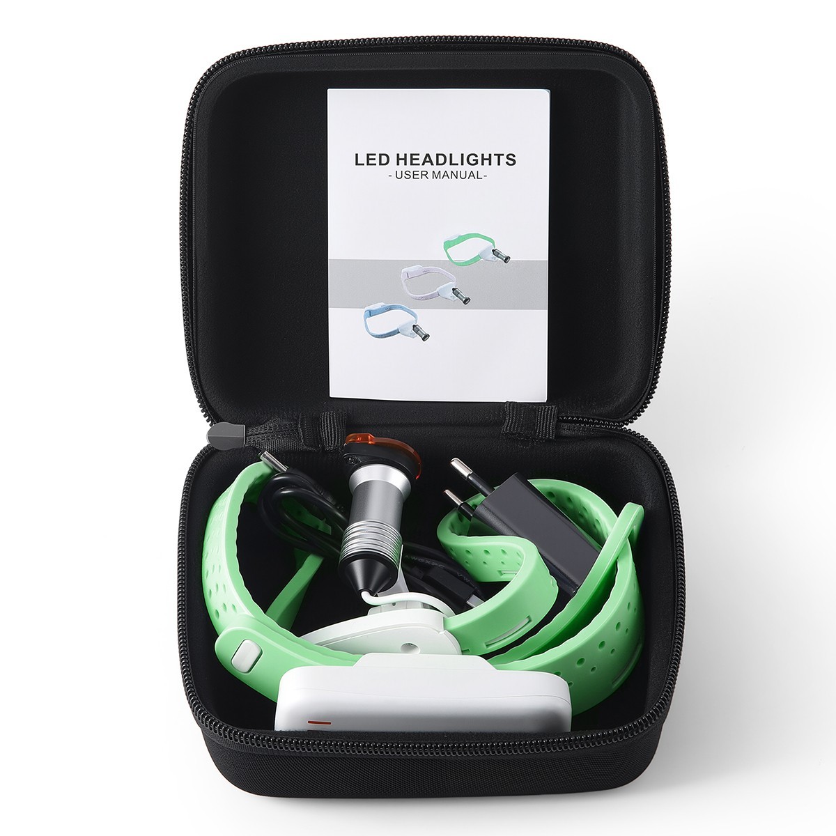 Dental LED Headlamp Cordless Laboratory 5W Surgical Head Light 15000-40000lux