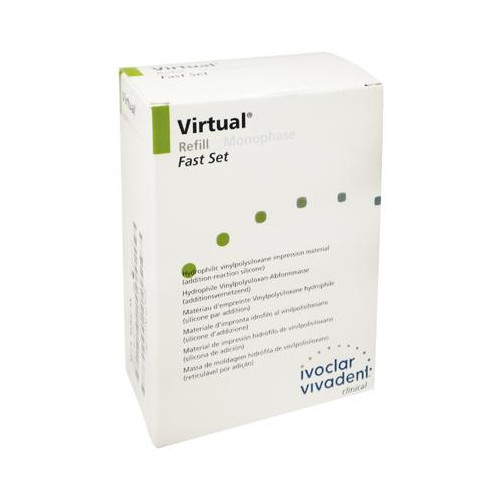 Ivoclar Vivadent 562832 Virtual VPS Material Monophase Fast Set 50 mL 2/Pk