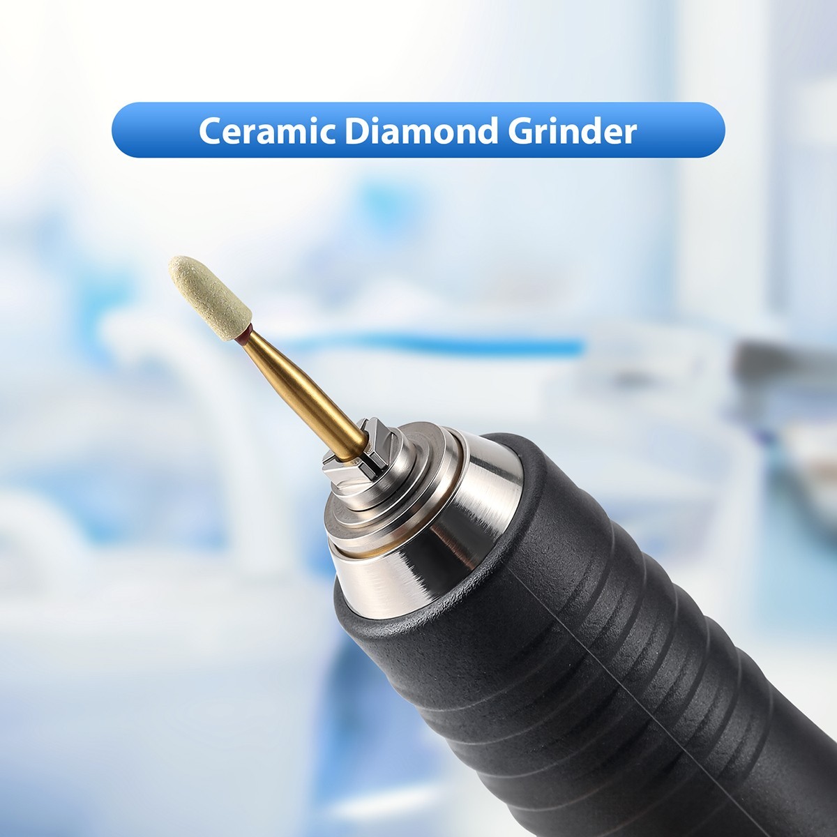 Dental Lab Ceramic Diamond Grinder Polisher zirconia porcelain polish HP 2.35mm