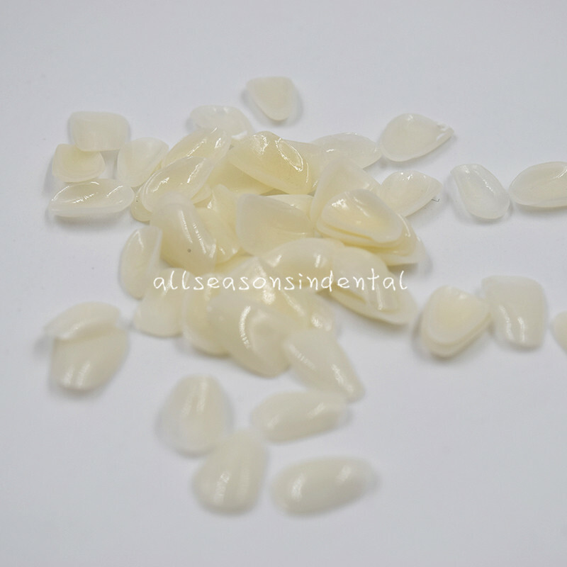 50 Pcs/Pack Dental Anterior Molar Patch Porcelain Film Material Temporary Crown