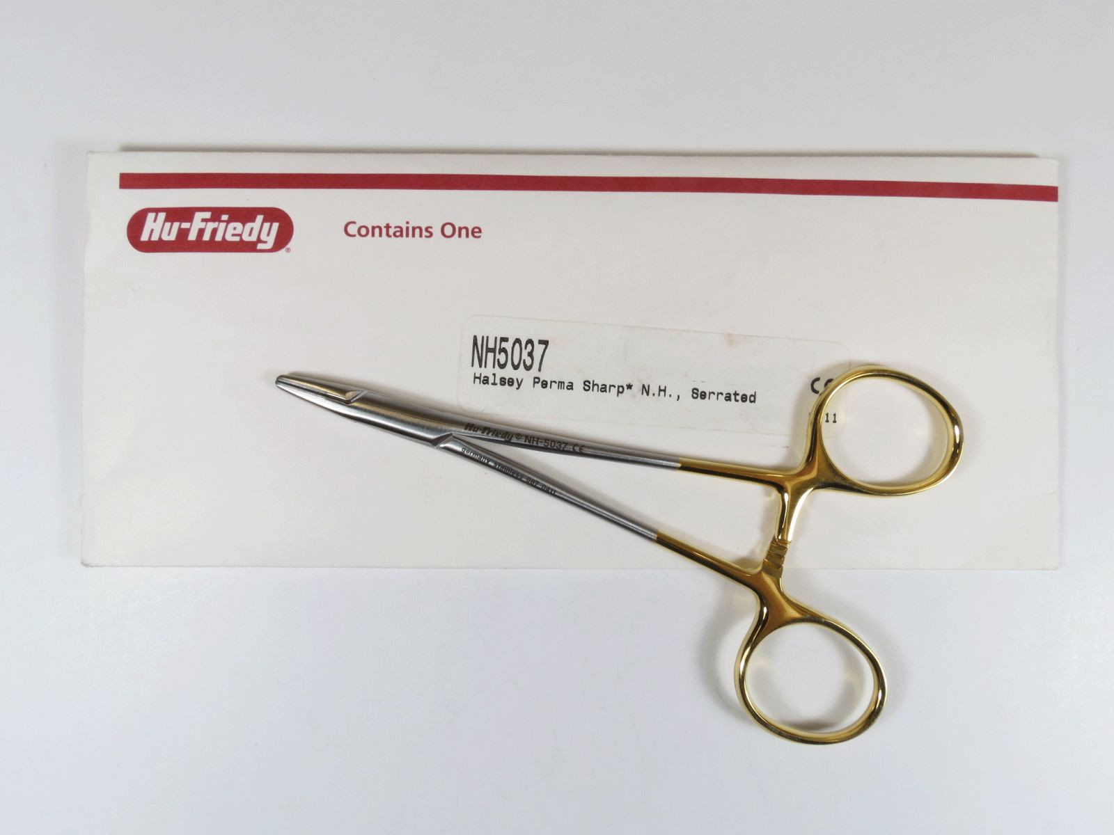 HU FRIEDY Hasley Needle Holder 13 cm / 5″ Perma Sharp Serrated | NH5037