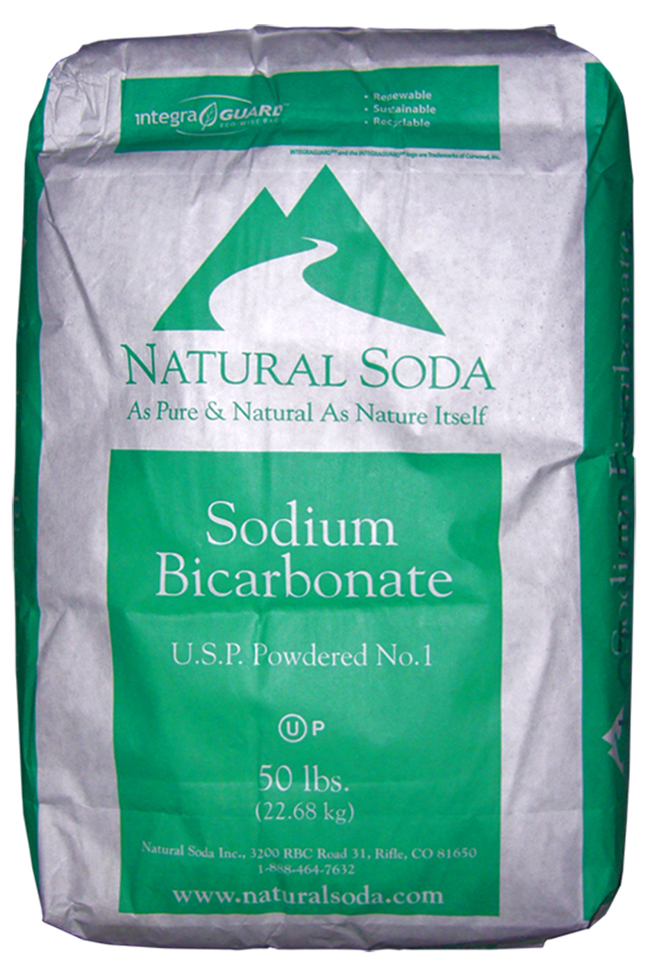Sodium Bicarbonate [NaHCO3][CAS_144-55-8] 99% USP #1/FCC/NSF White Powder 50 Lb