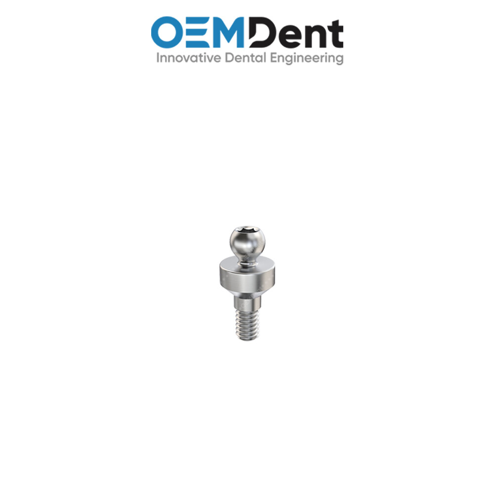 Straight Ball Attachment Slim Platform – GDT® Int Hex 2.0mm Compatible