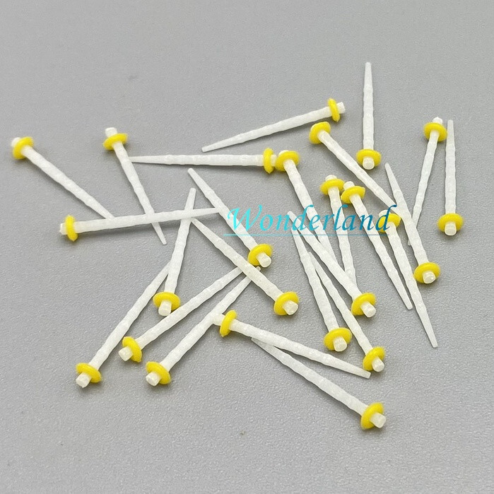 200pcs Dental Quartz Glass Fiber Post Root Canal Pins Straight/Screw Posts