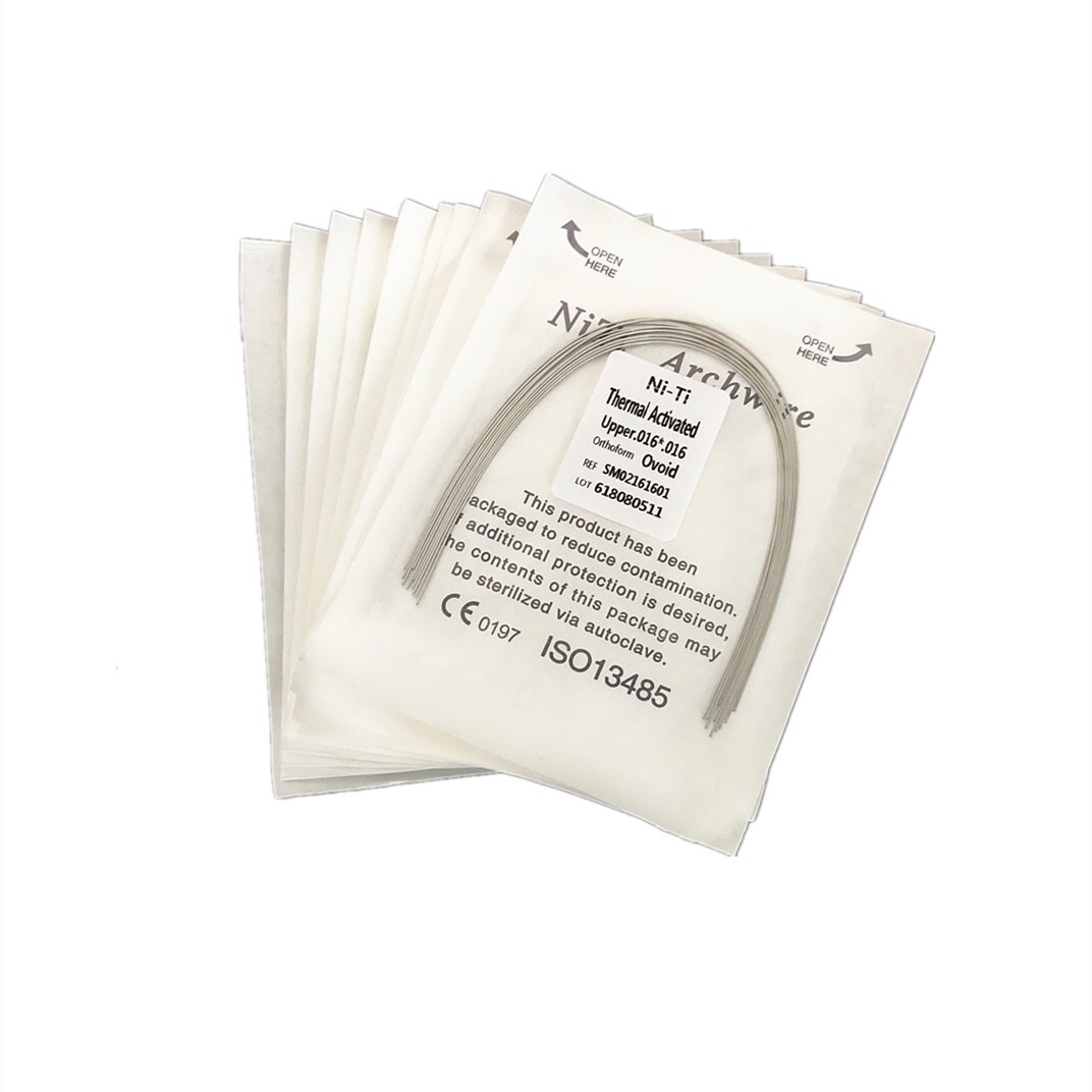 Alambre de Arco Rectangular Niti Activado Térmicamente para Ortodoncia Dental To
