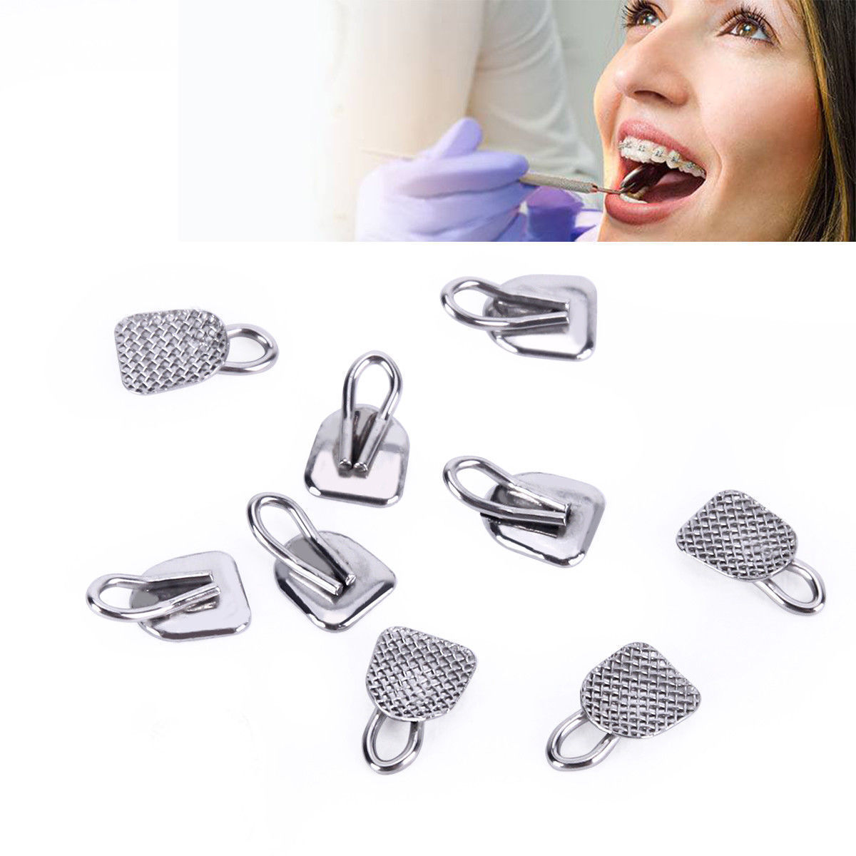 Orthodontic Dental Traction Hook Caplin Hook Diameter 3*3.9 mm Rectangular Type