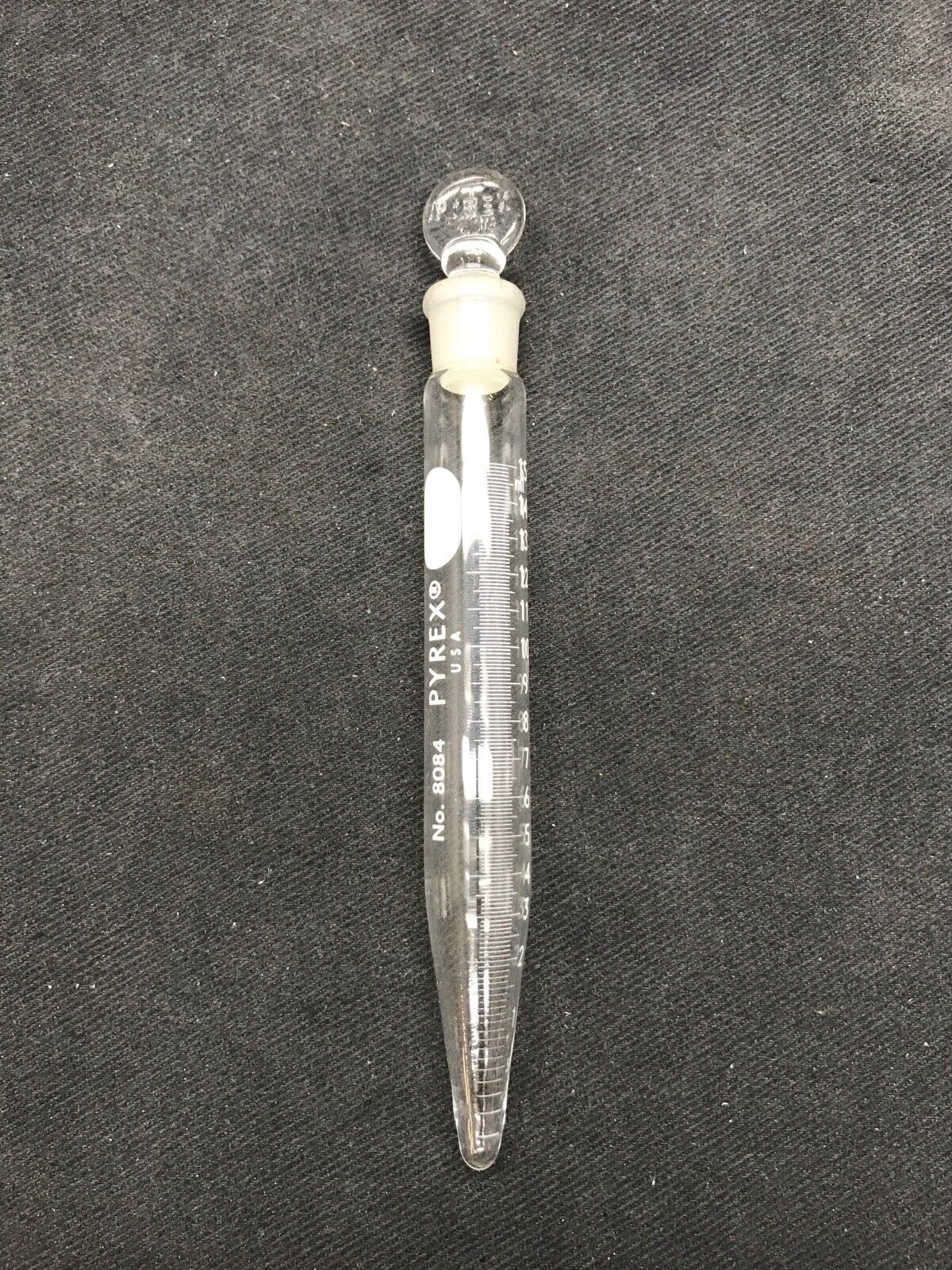 (4) PYREX Glass 15mL & 50mL Conical Graduated Glass Centrifuge Tube Receiver