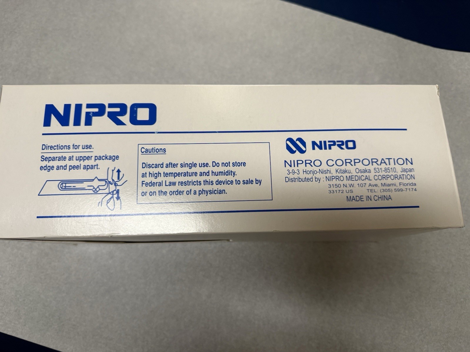 Nipro Luer Lock Syringes 10ml Without Needle Disposable Syringe 100 Syringes/box