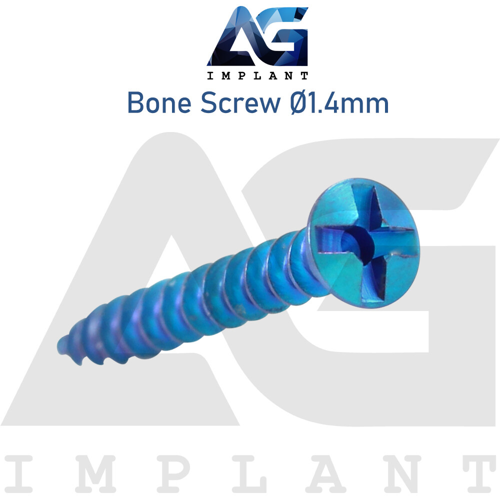 20 Titanium Screw Ø1.4mm Guided Regeneration GBR Dental Membrane Fix System