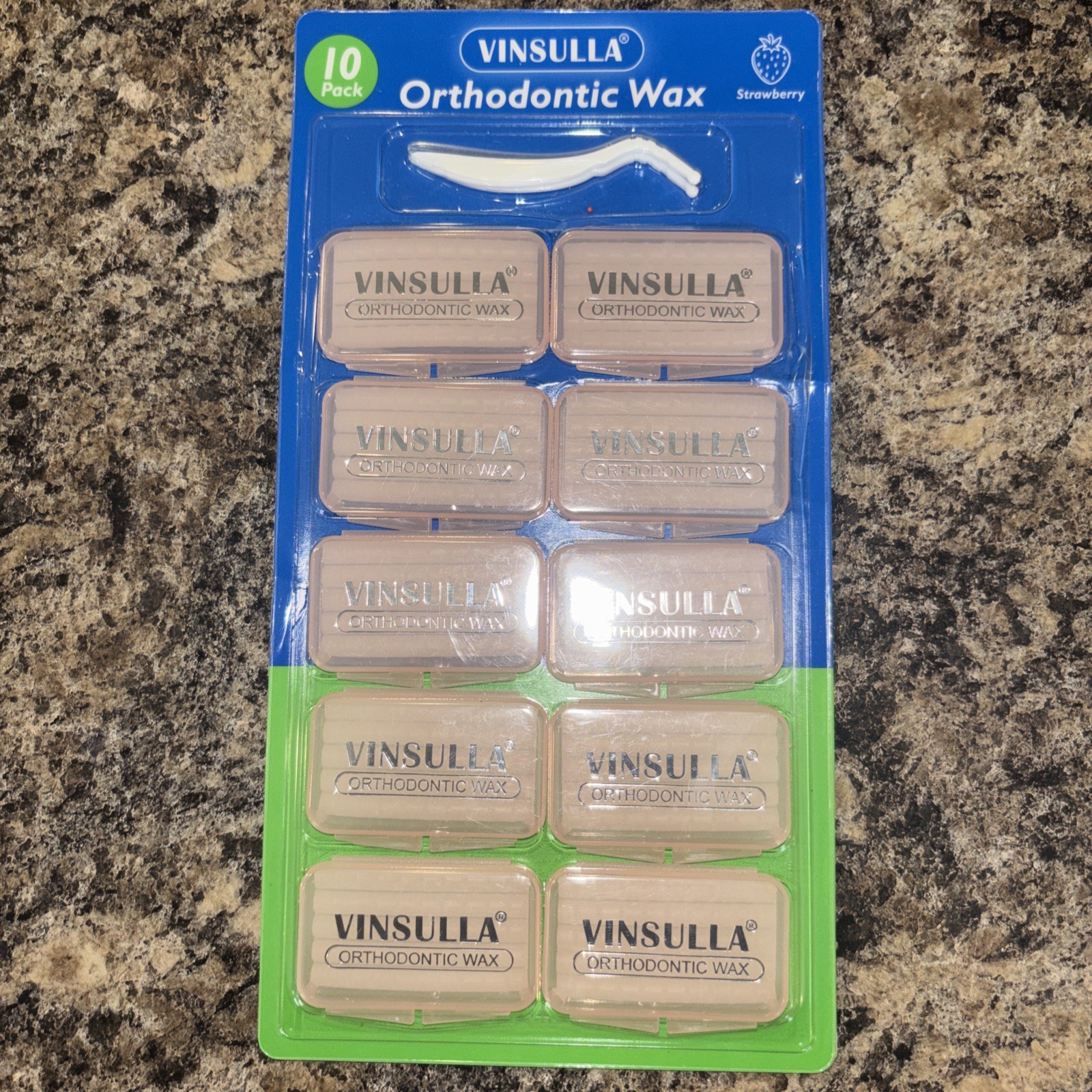 VINSULLA Orthodontic Wax for Braces – 500 Precut Dental 500 Count, White
