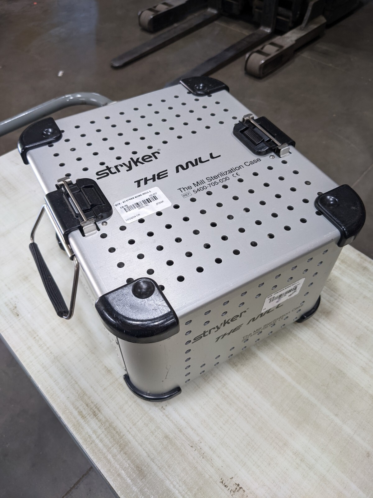 Stryker 5400-705-000 Bone Mill Sterilization Case Autoclavable {whse2.30a3}