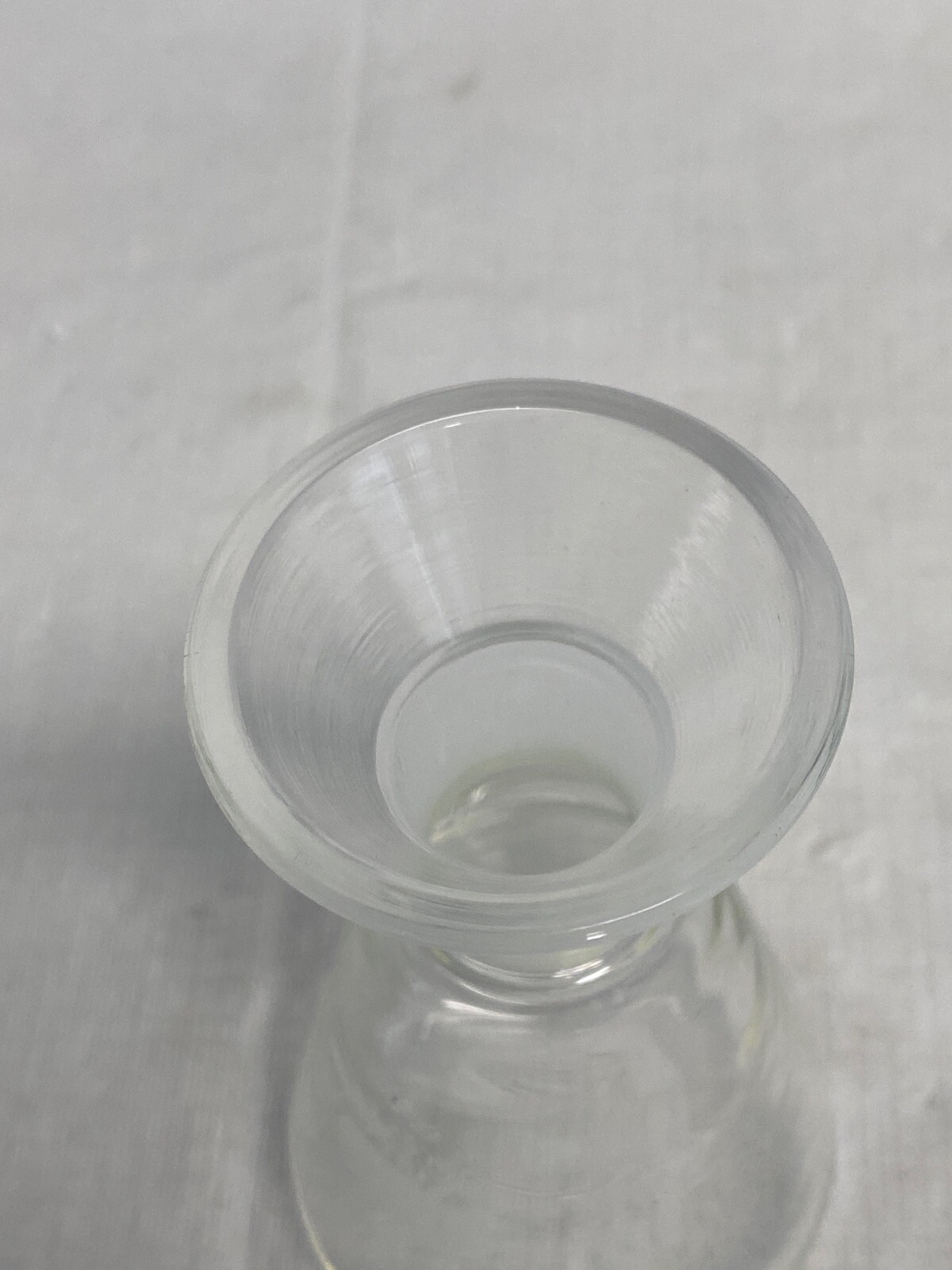 CORNING PYREX 125mL Plain Glass Determination Flask w/ #22 Std Stopper