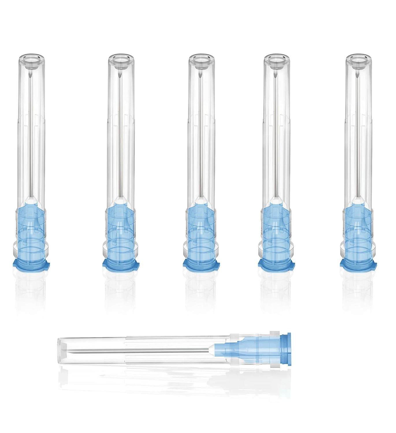 Professional Quality 100 Pack 23 Gauge 1 Inch Lab Needles – Individually Packed