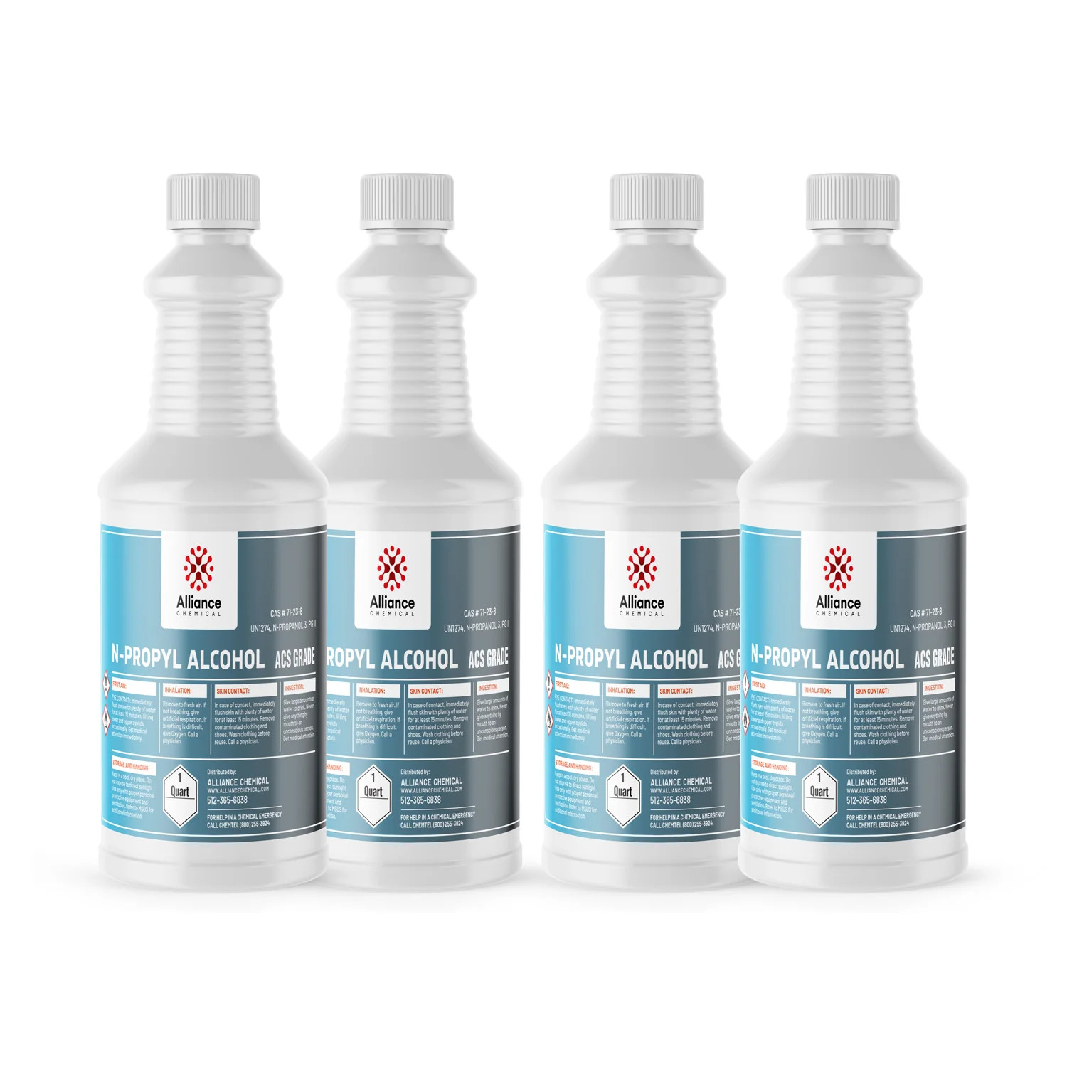 n-Propyl Alcohol ACS Grade – 4 Quarts